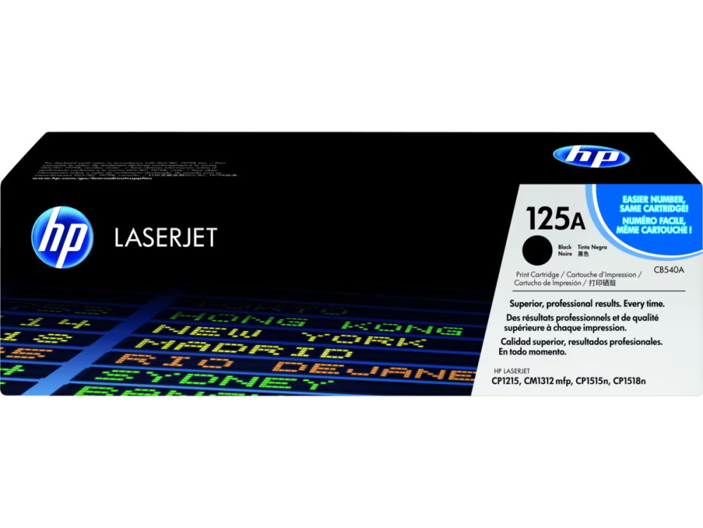 HP 125A Black Original LaserJet Toner Cartridge
