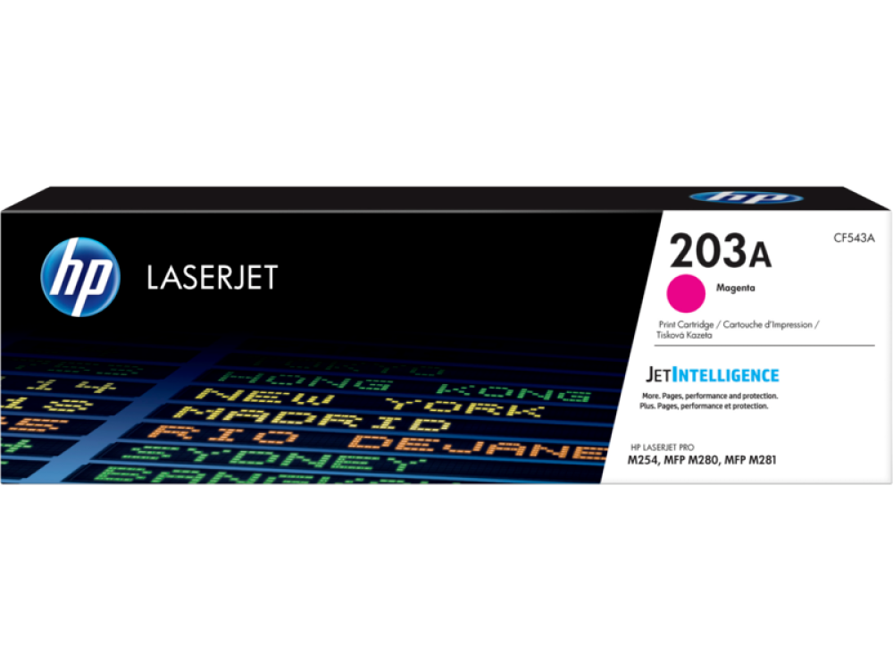 HP 203A Magenta Original LaserJet Toner Cartridge (CF543A)