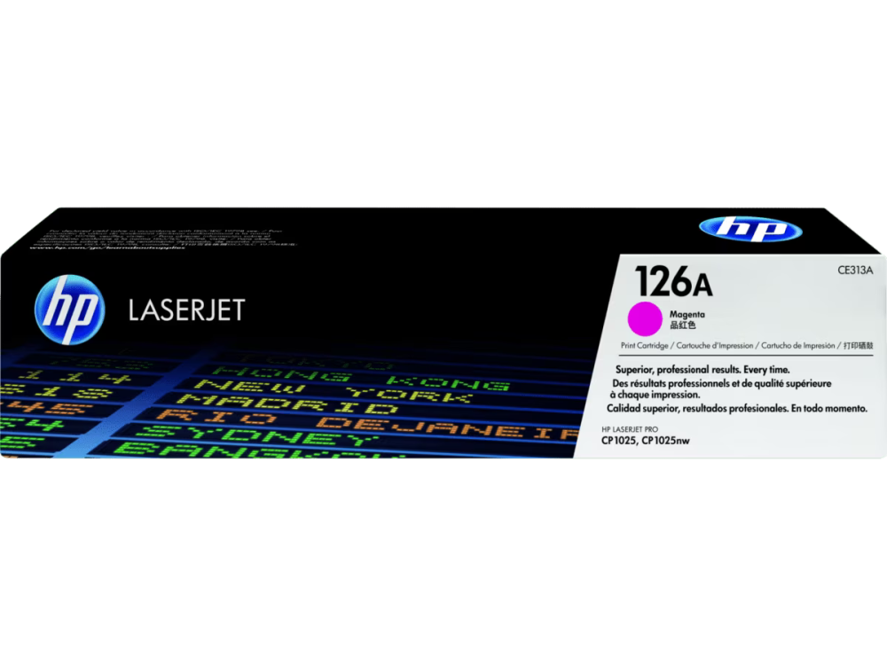 HP 126A Magenta Original LaserJet Toner Cartridge (CE313A)