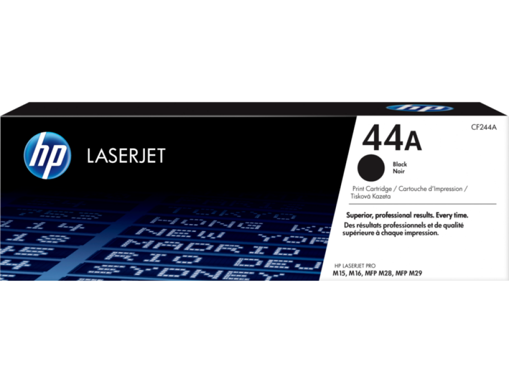 HP 44A Black Original LaserJet Toner Cartridge (CF244A)