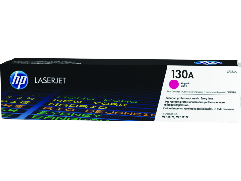 HP 130A Magenta Original LaserJet Toner Cartridge, CF353A