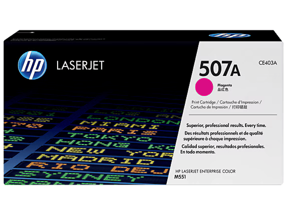 HP 507A Magenta Original LaserJet Toner Cartridge (CE403A)