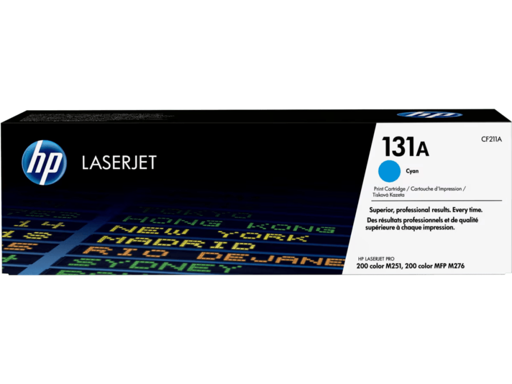 HP 131A Cyan Original LaserJet Toner Cartridge (CF211A)