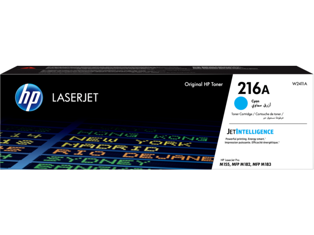 HP 216A Cyan Original LaserJet Toner Cartridge (W2411A)